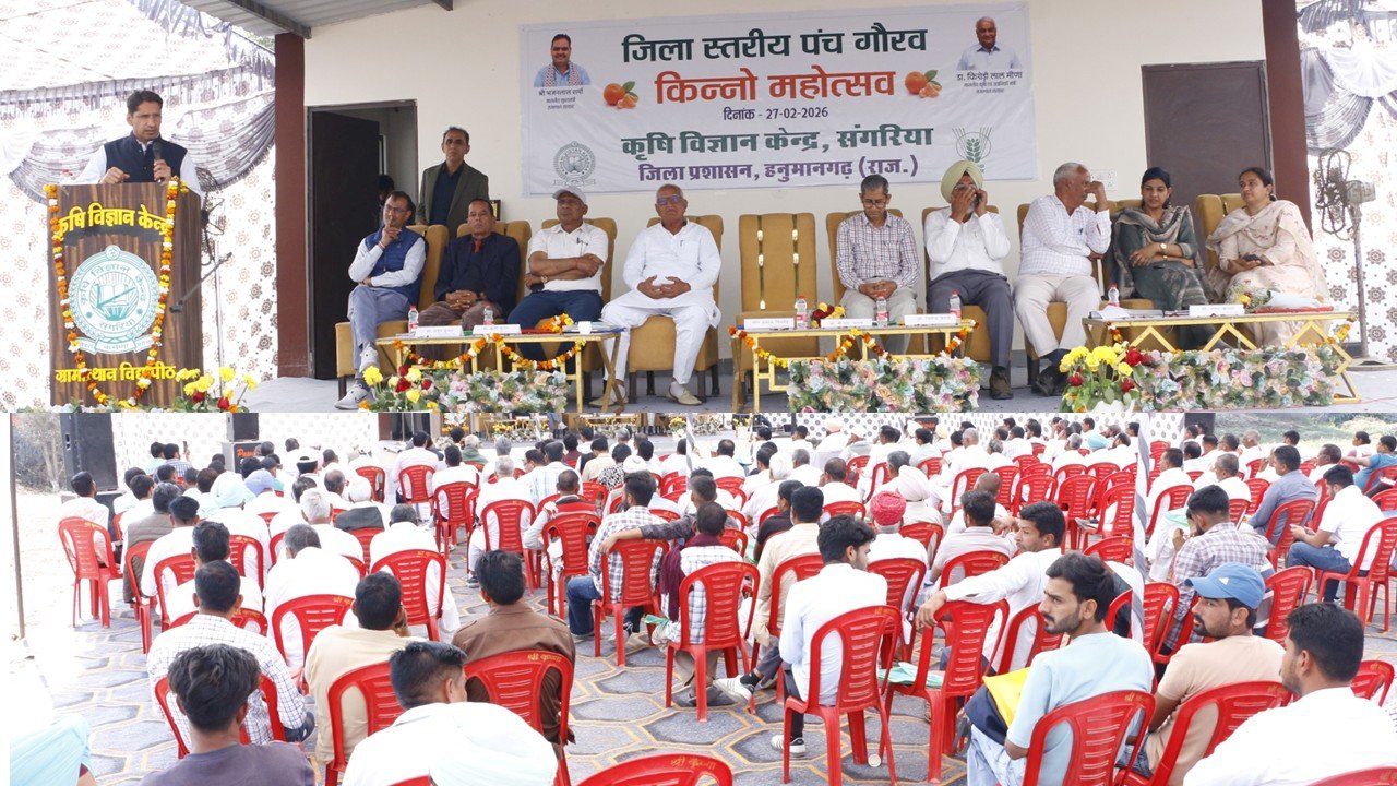 पंच गौरव कार्यक्रम के तहत संगरिया में किन्नौ महोत्सव का भव्य आयोजन, 550 किसानों ने की सहभागिता